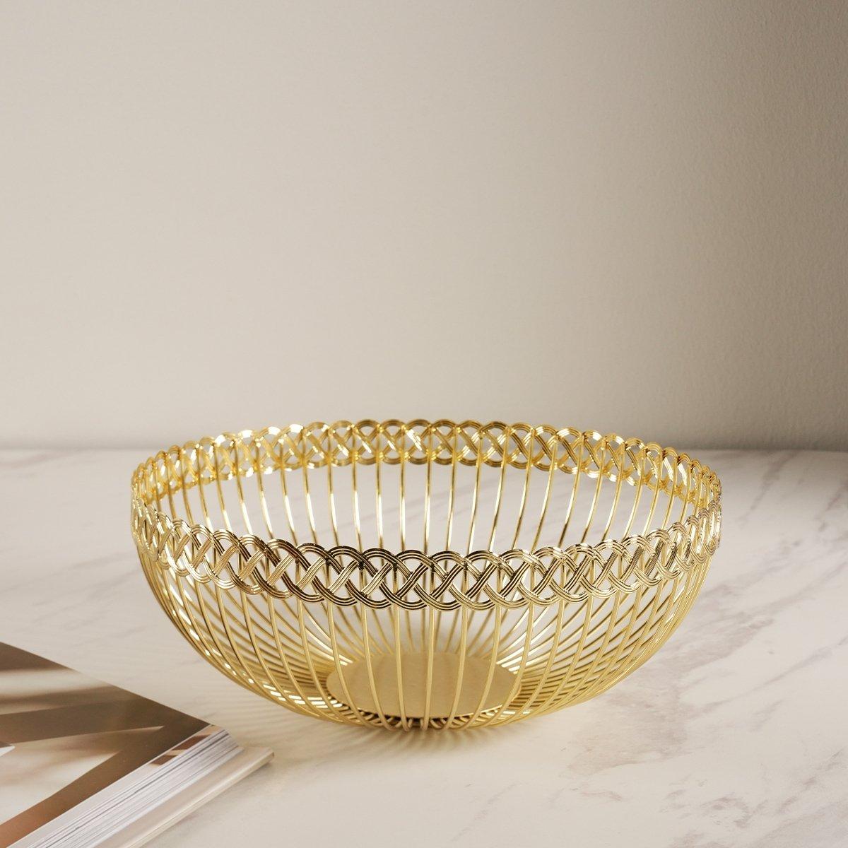 

Liner basket gold 29x29x11. 5 cm