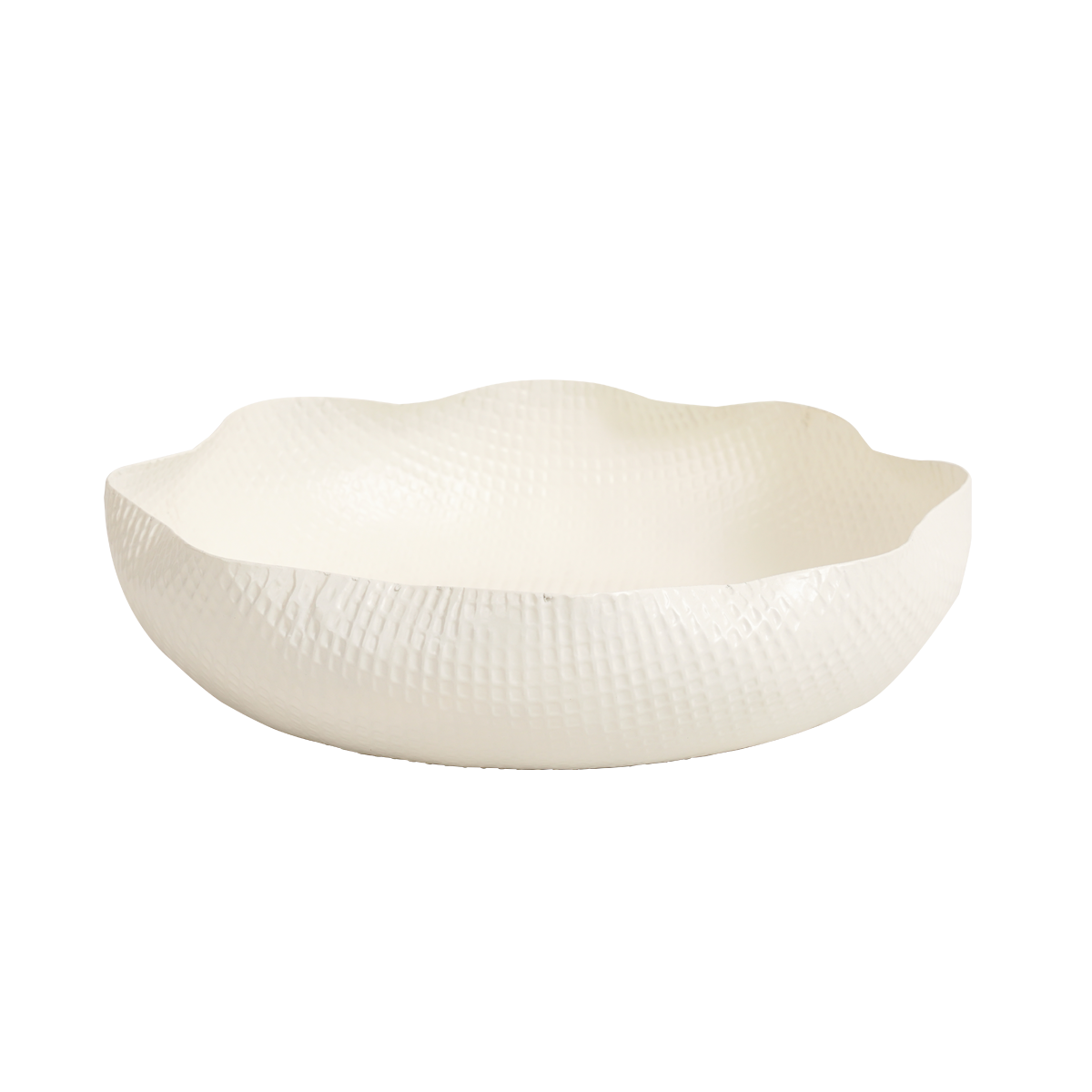 

Crate serving bowl steel beige 32x32x8 cm