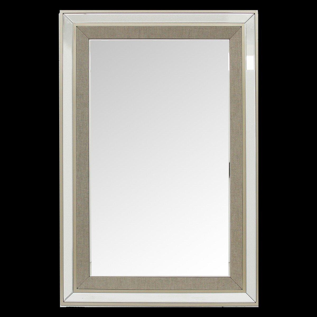 

Linen mirror cream 90x60 cm