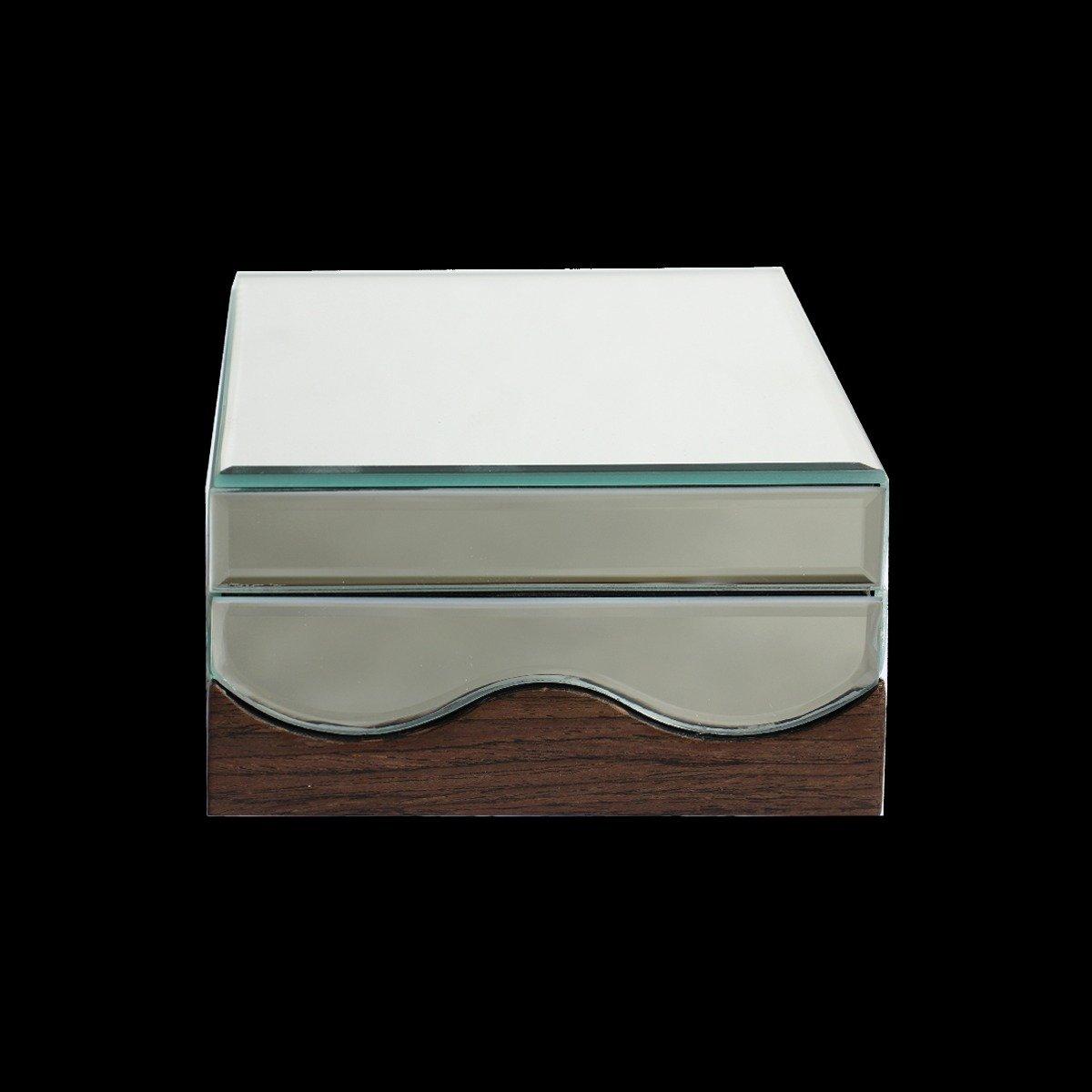 

Oly jewelry box dark walnut 15x15 cm