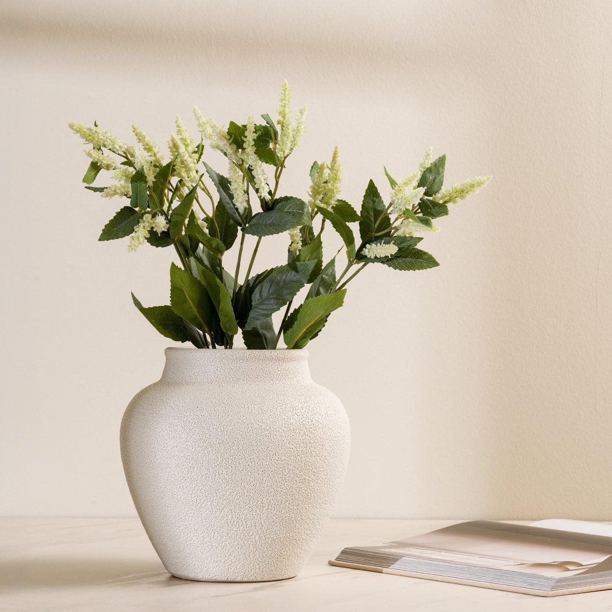 

White lavender single stem flower 57 cm