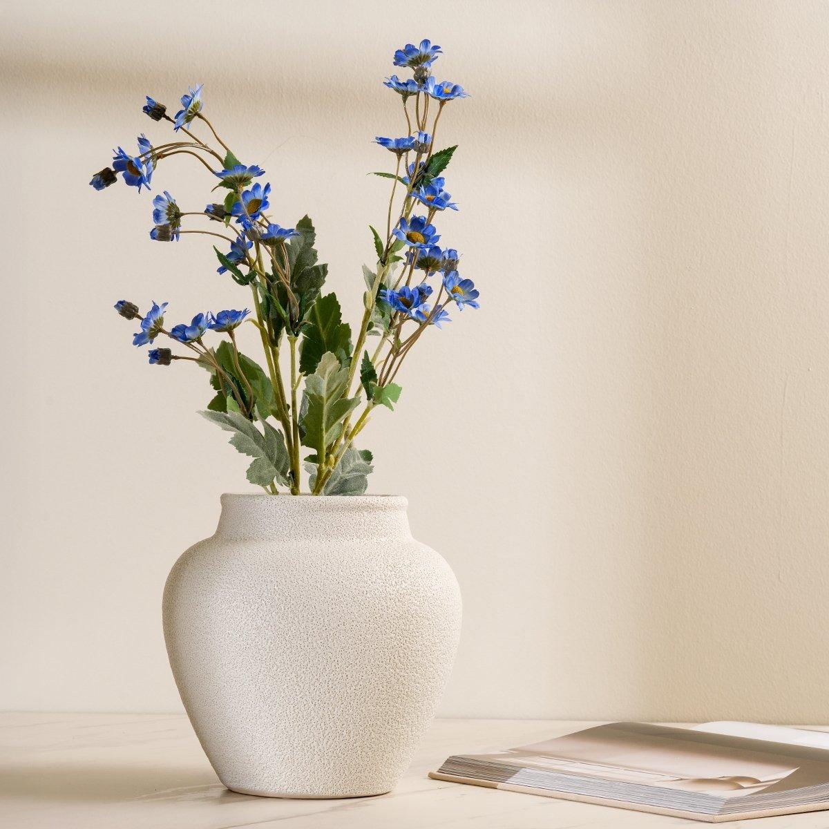 

Blue anemone single stem flower 78 cm