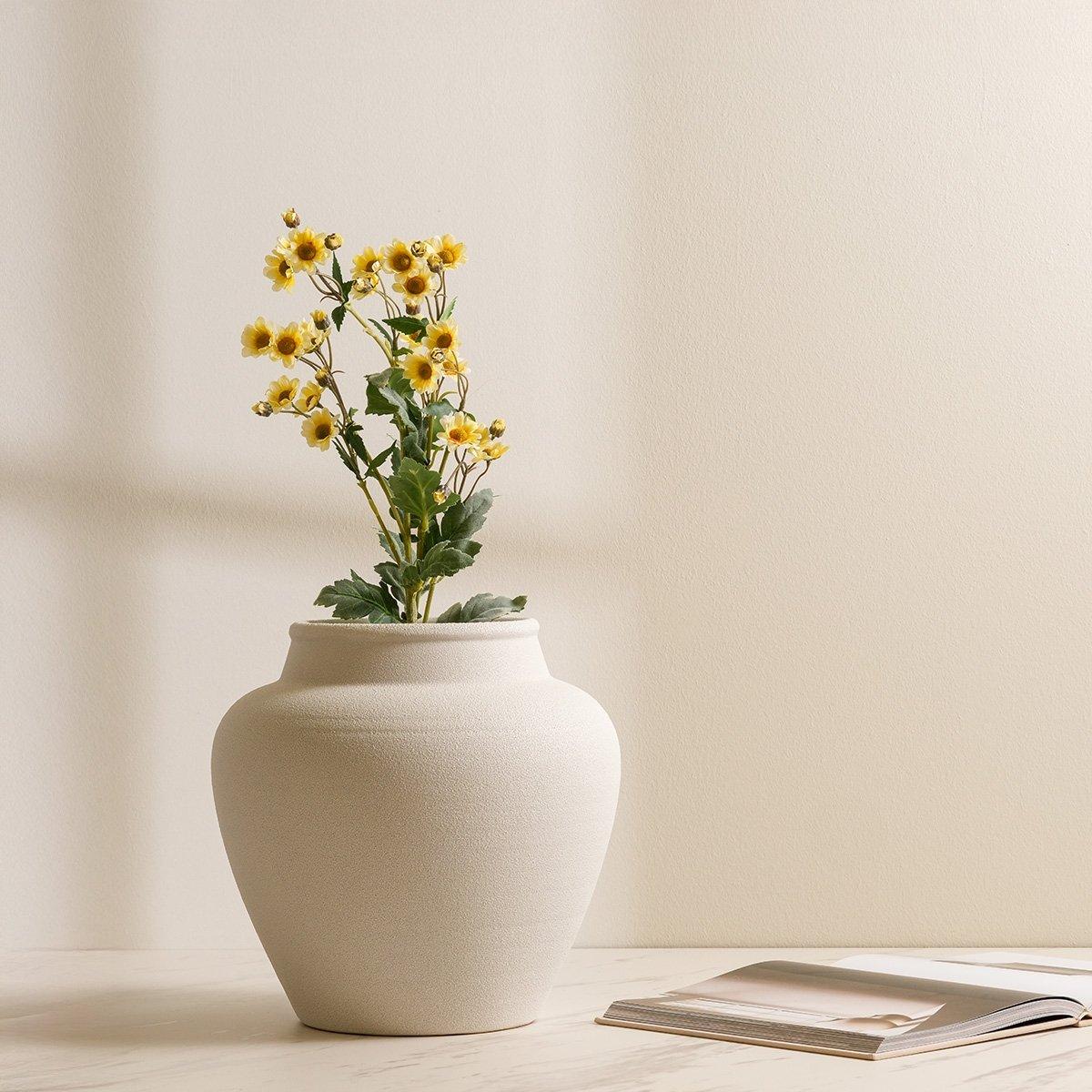 

Yellow anemone single stem flower 78 cm