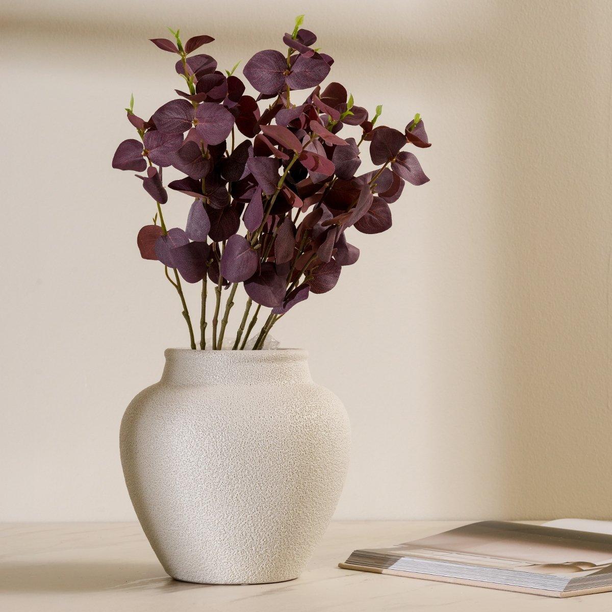 

Burgundy eucalyptus single stem flower 82 cm