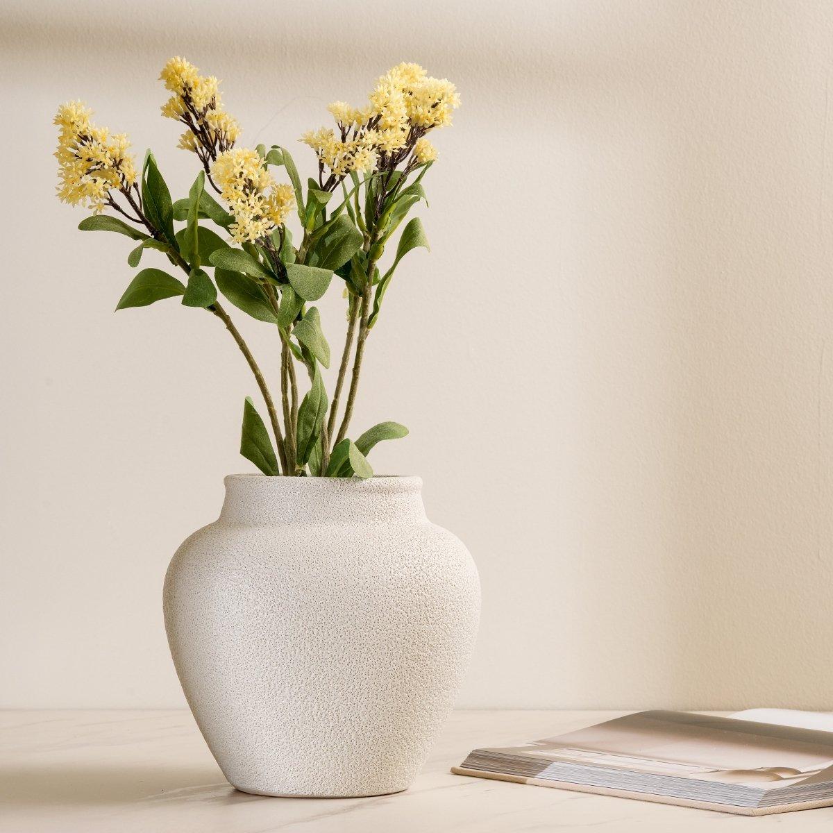 

Yellow flower spray single stem flower 65 cm