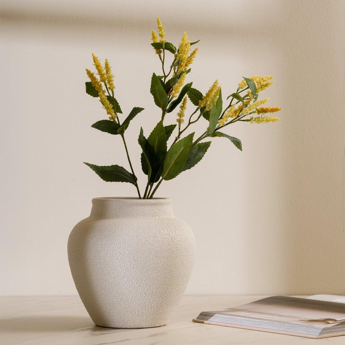 

Yellow lavender single stem flower 57 cm