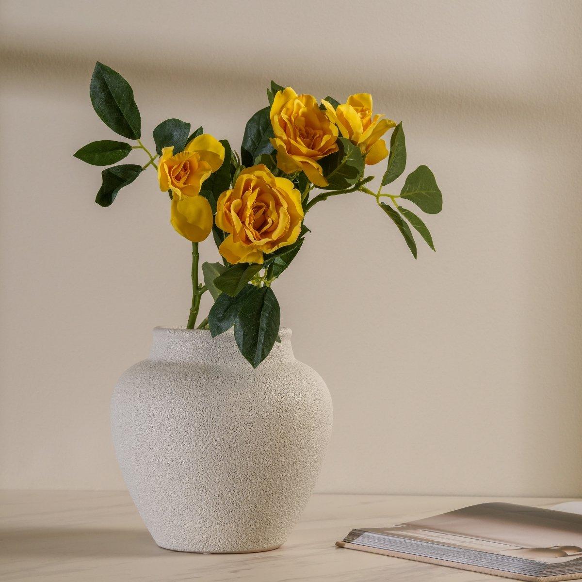 

Yellow gardenia single stem flower 64 cm