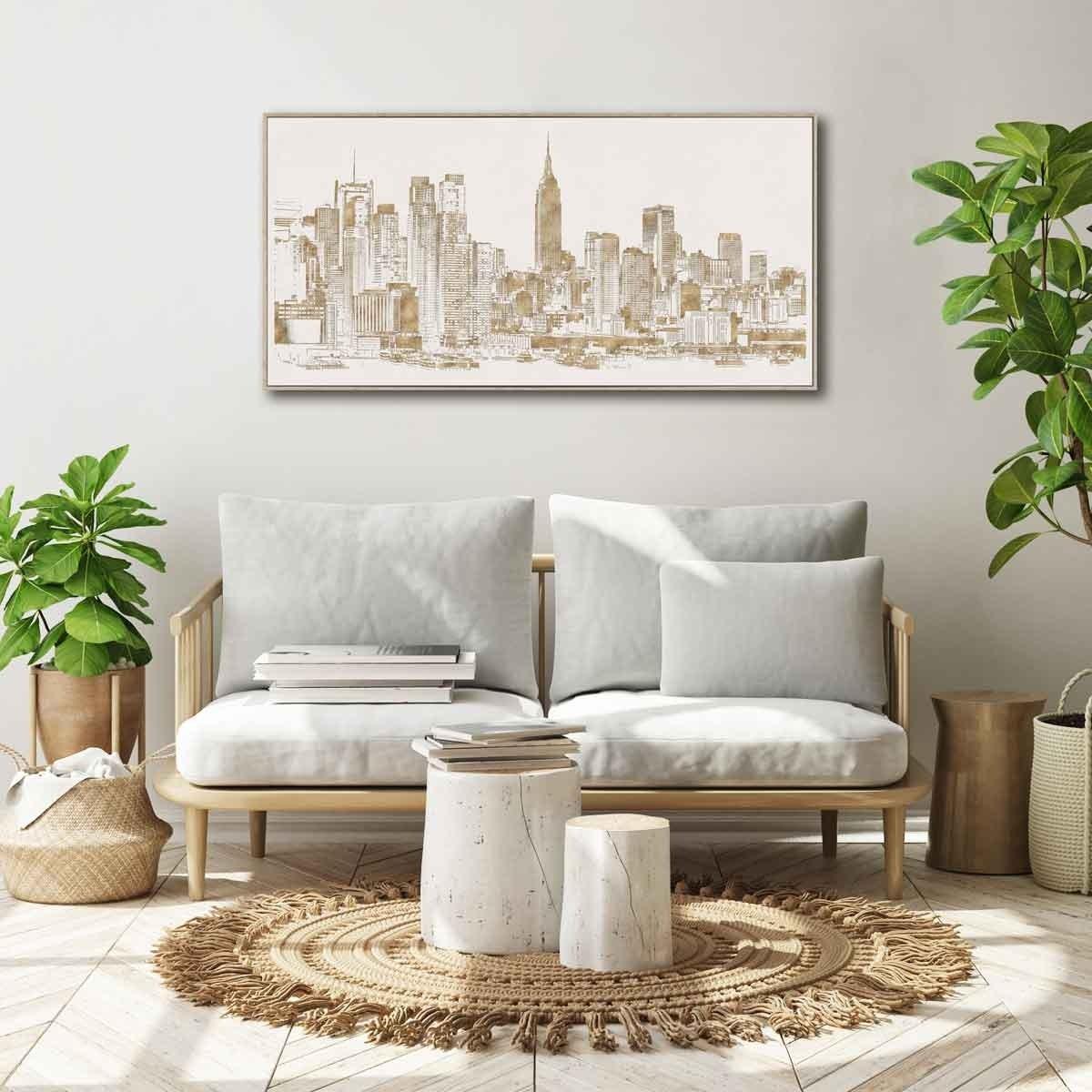 

Horizon paper art beige 120x60 cm