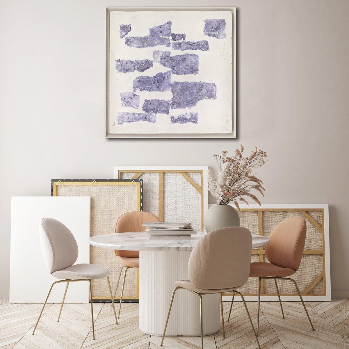 

Era plaster art blue 80x80 cm