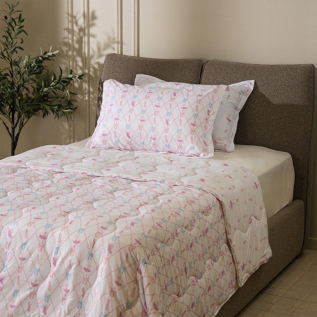

Ballerina kids 3pcs comforter set white 180x220 cm