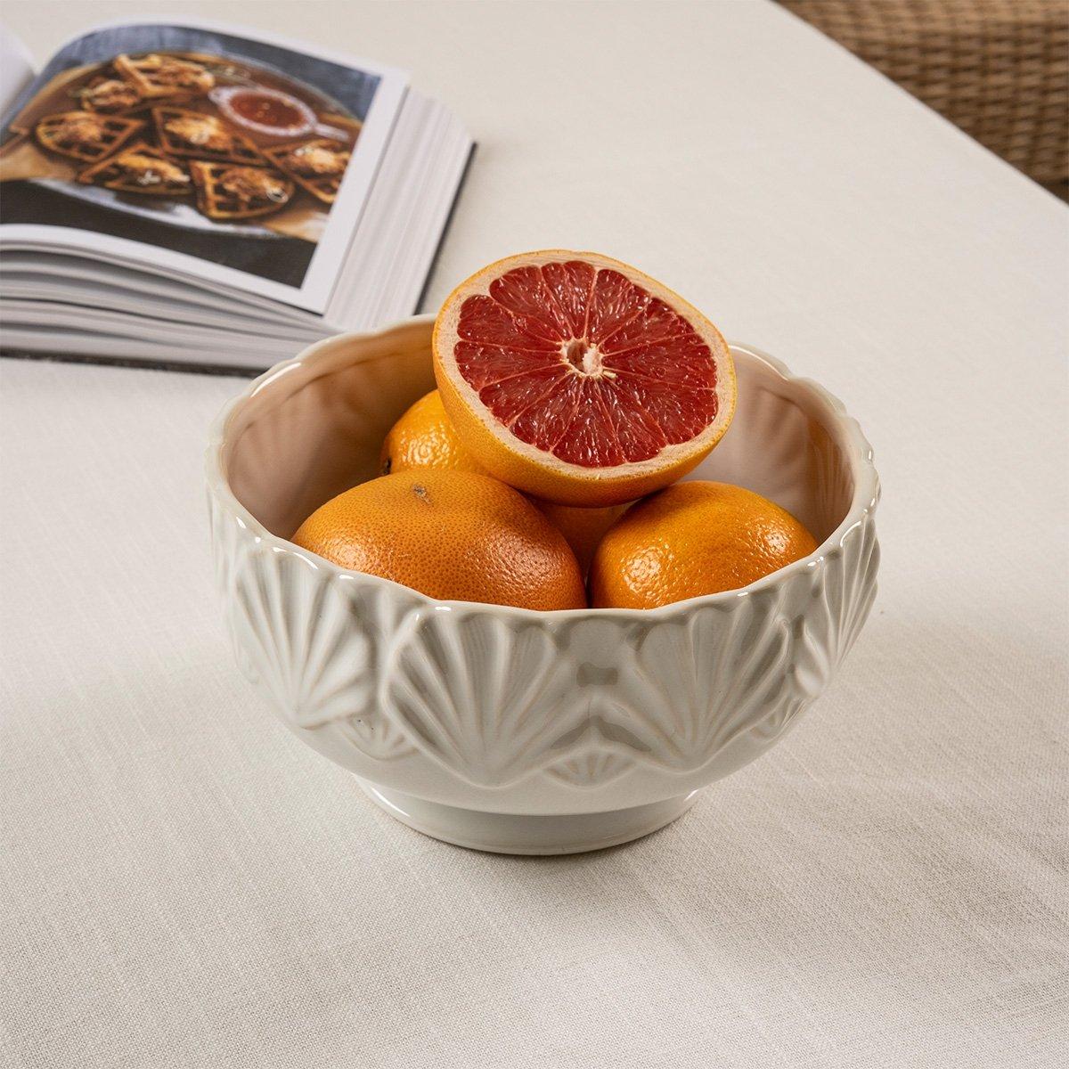 

Lulu serving bowl white 21. 5 cm