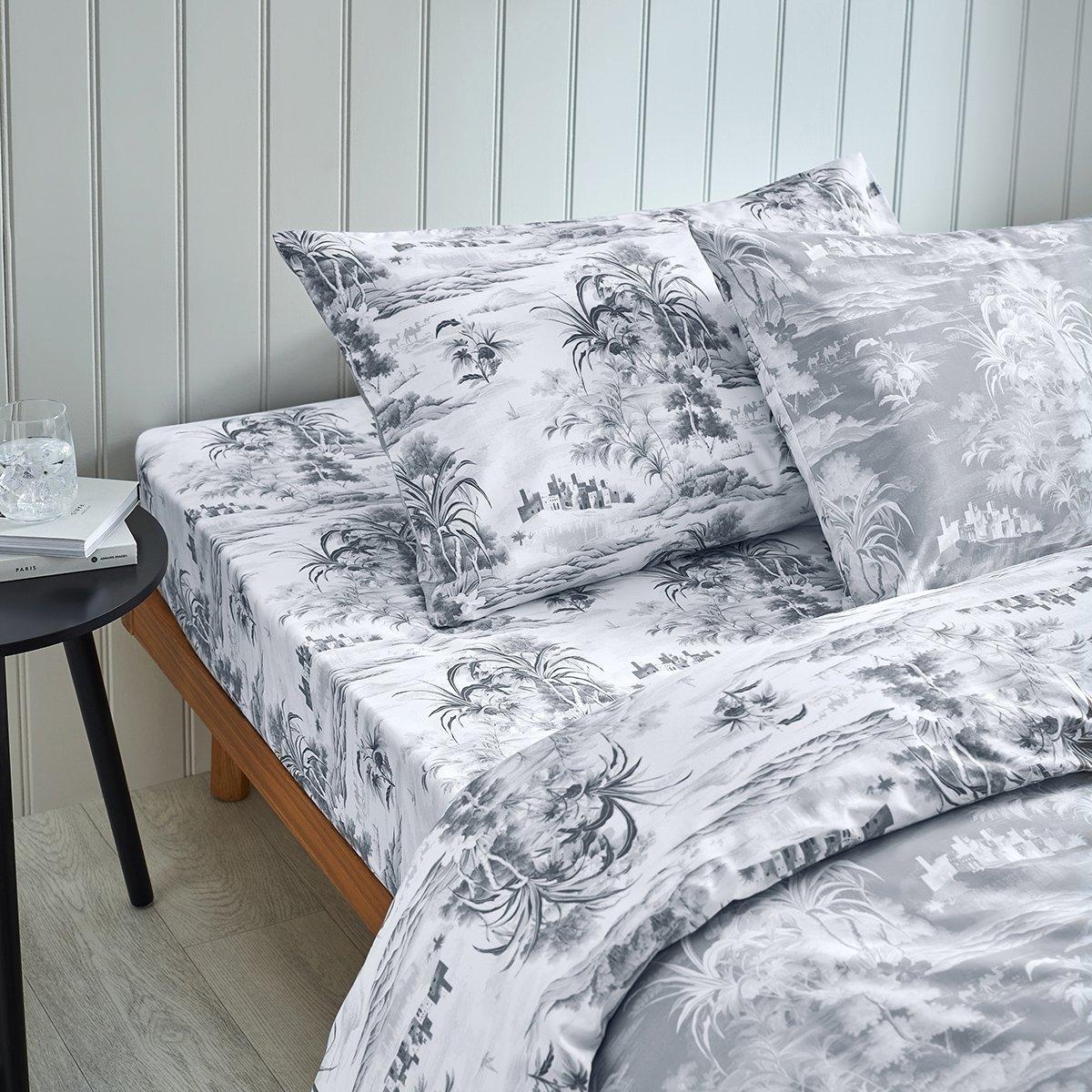 

Sharq printed fitted sheet linen 180x200 cm