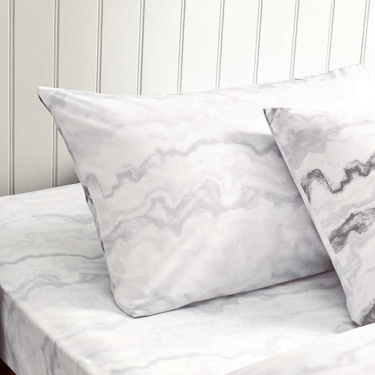 

Zephyr printed pillowcase grey 50x75 cm