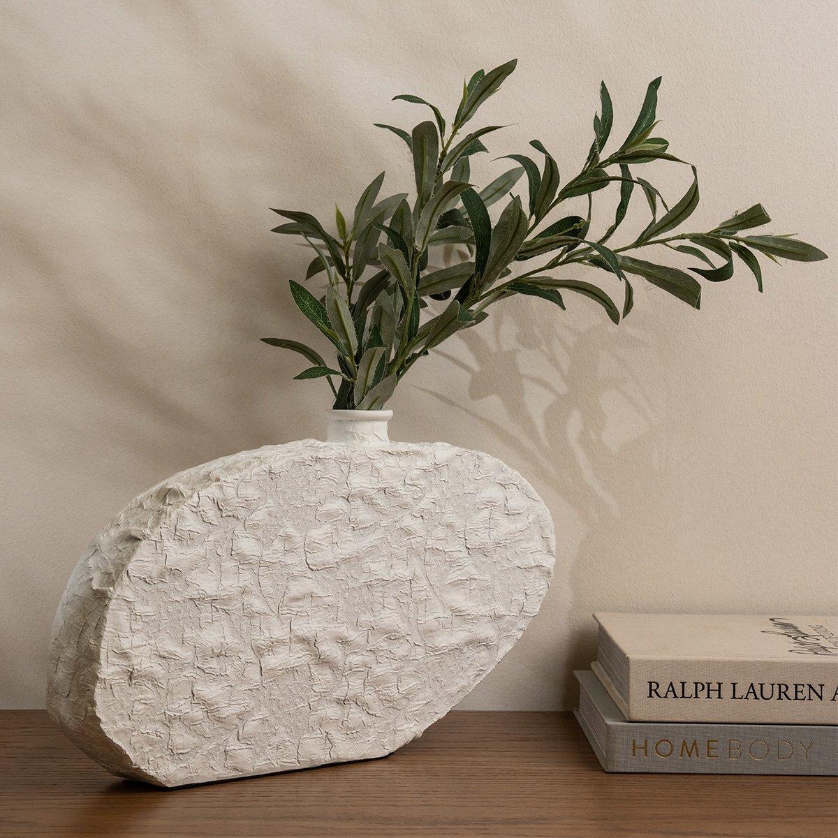 

Haven poly vase white 41. 5x6. 5x24. 5 cm