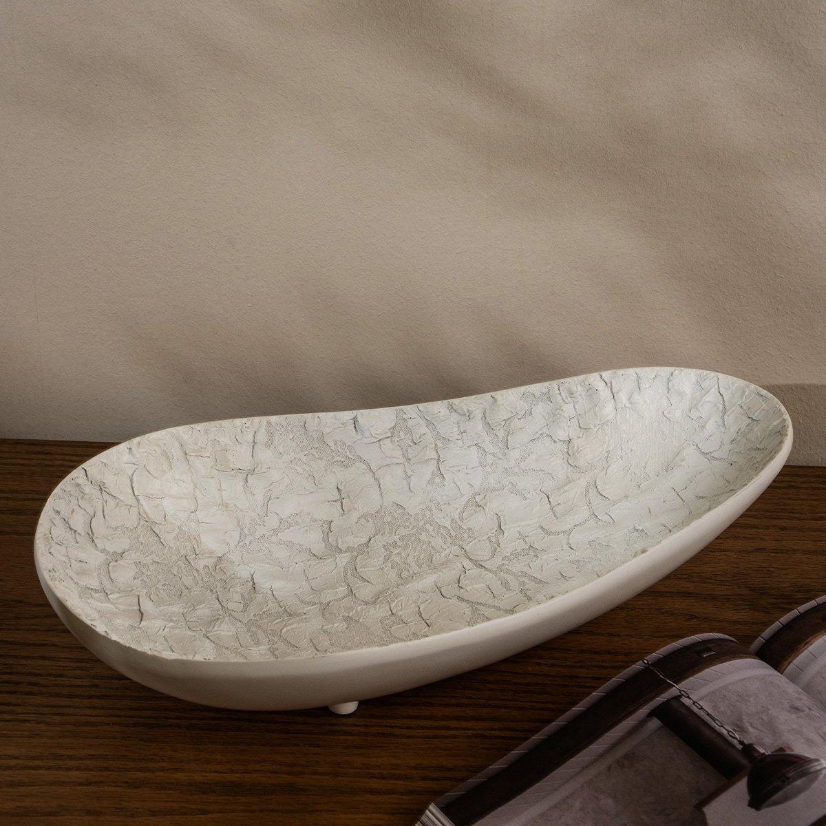 

Haven poly deco plate white 42. 5x10. 5x24 cm