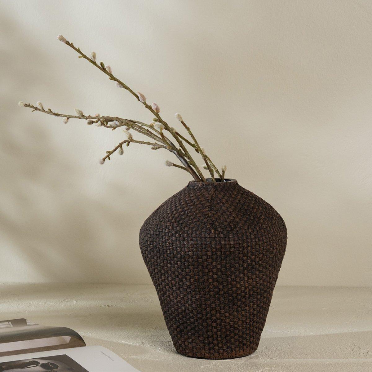 

Feita poly vase black 21x21x23. 5 cm