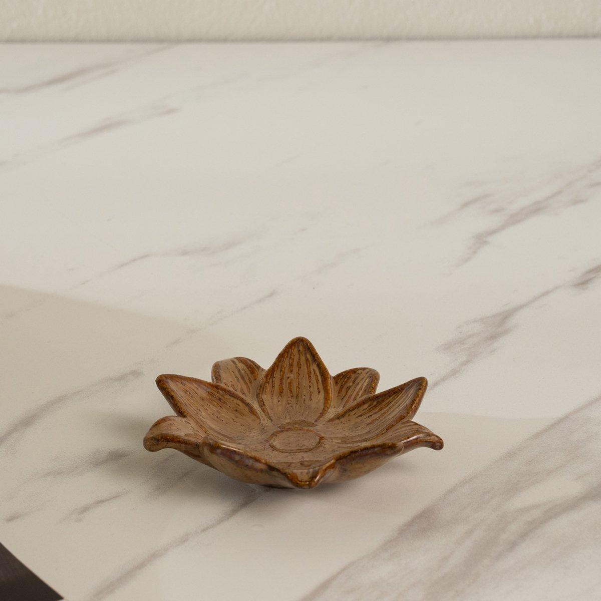 

Ayla deco plate brown 10. 2x9. 5x2. 7 cm