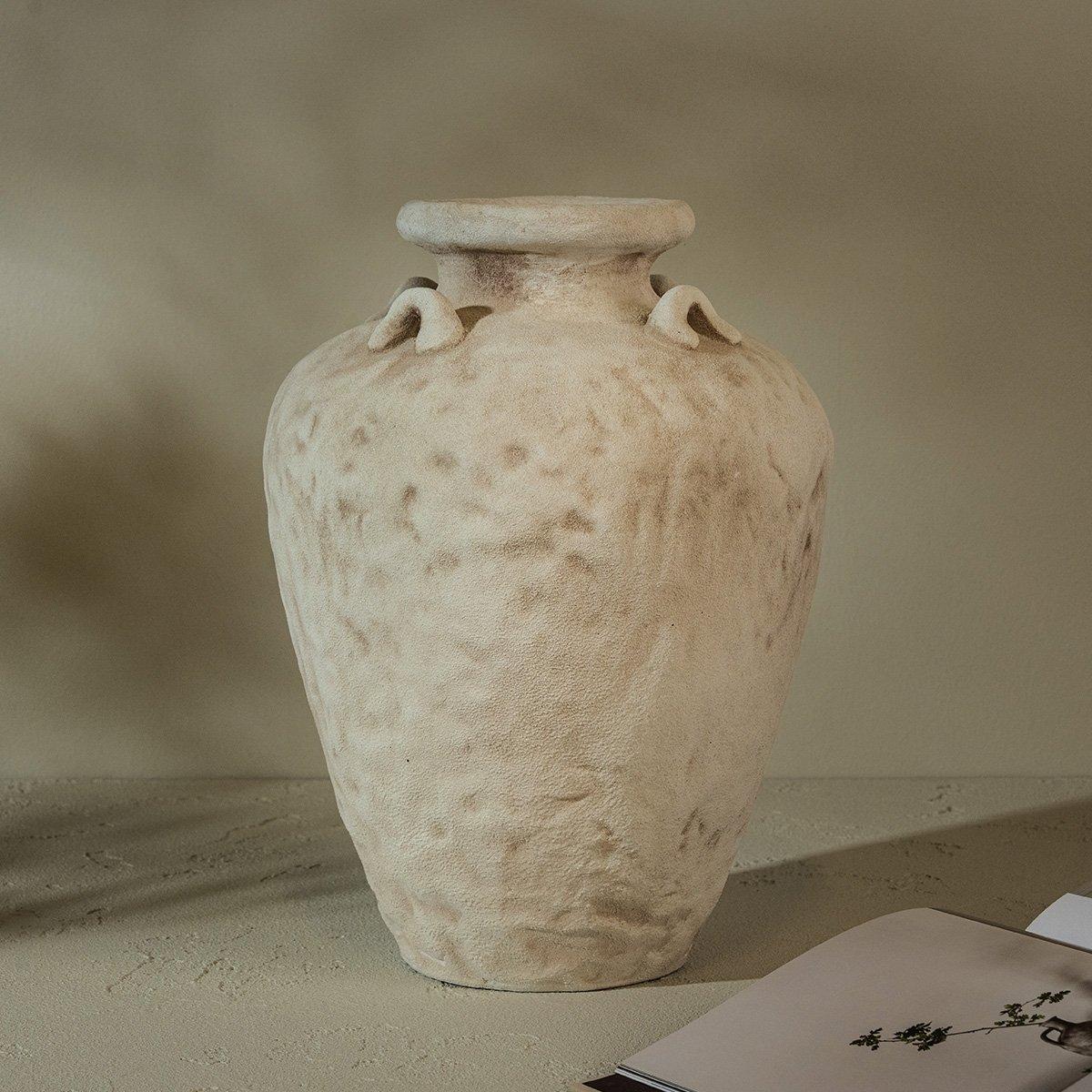 

Natty vase white 26x26x35. 8 cm