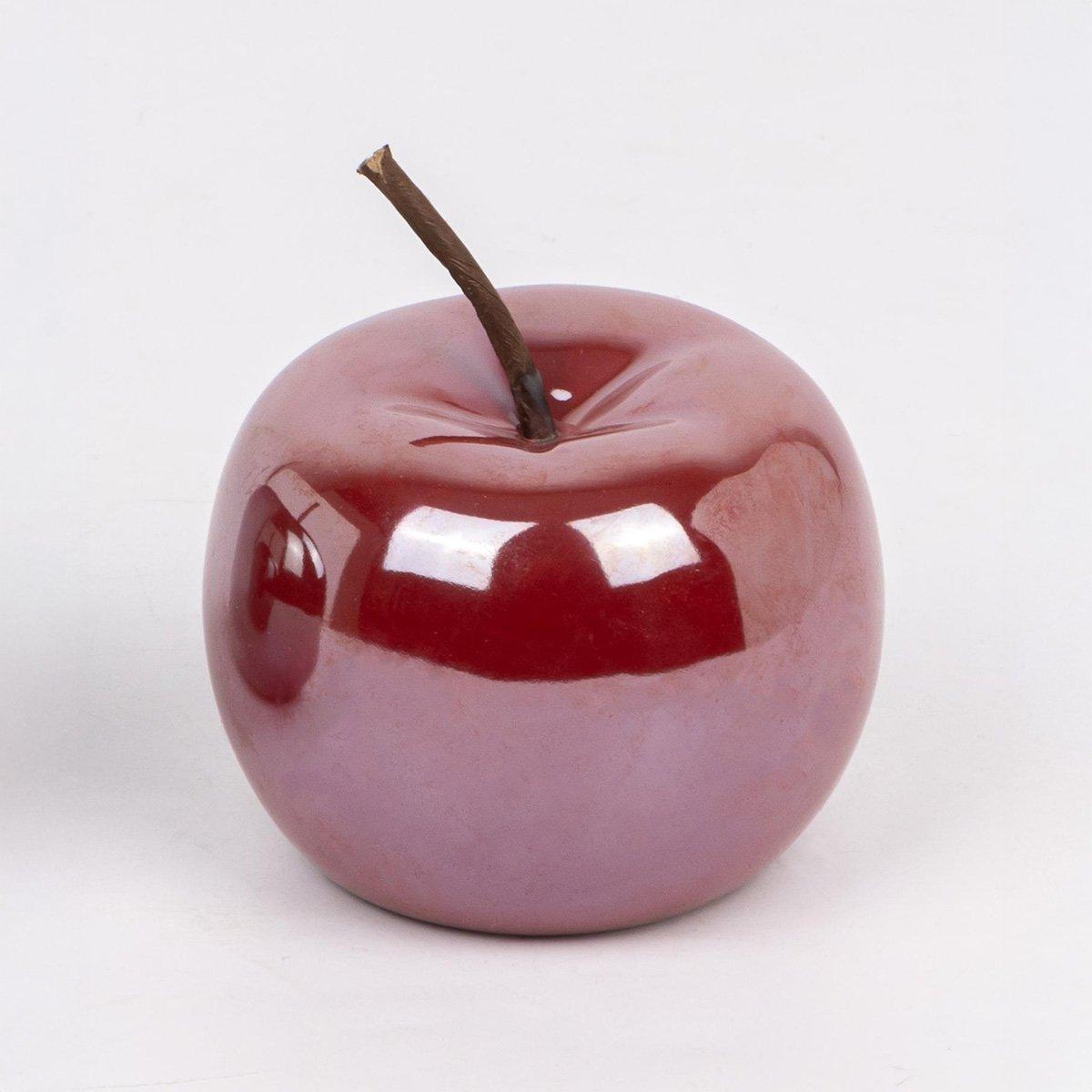 

Apple deco ornament red 8x8x6. 5 cm