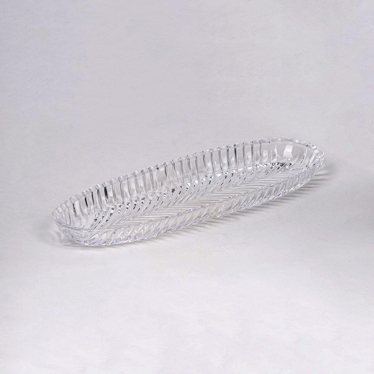 

Glai glass tray white 30x10. 5x2. 5 cm
