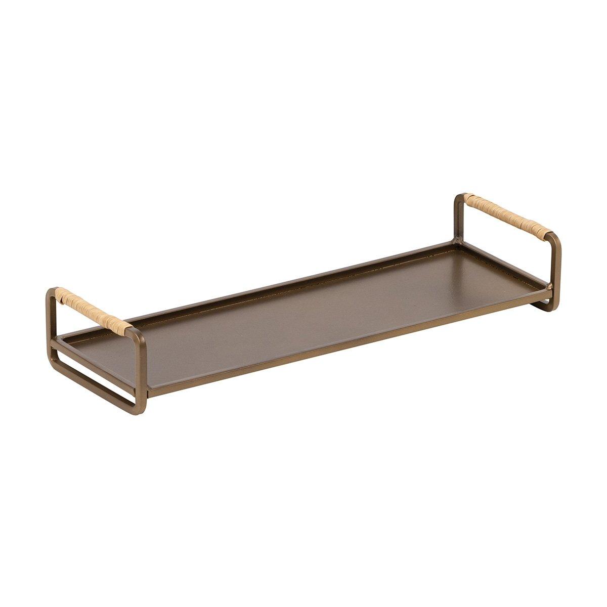 

Mash metal tray brown 30x10x5 cm