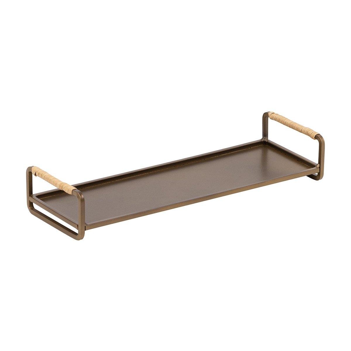 

Mash metal tray brown 38x13x6 cm