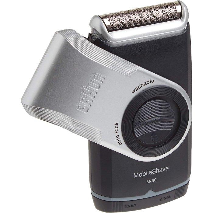 

Braun m90 mobile wet and dry shaver – black/silver