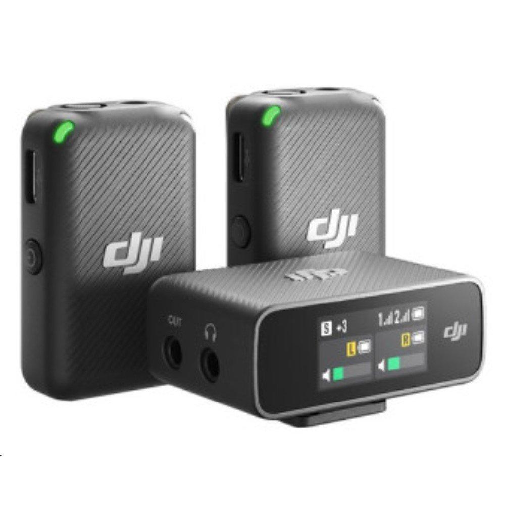 

Dji mic full 2transmitters, receiver and charging case kit, dji-mic100 - black