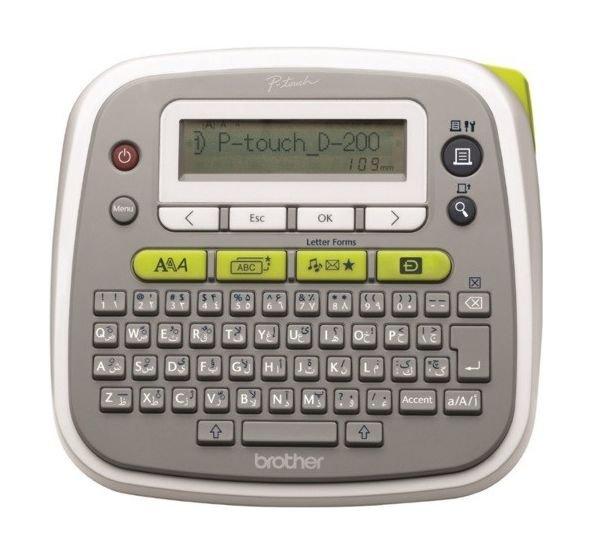 

Brother p-touch english & arabic label maker (pt-d200ar)