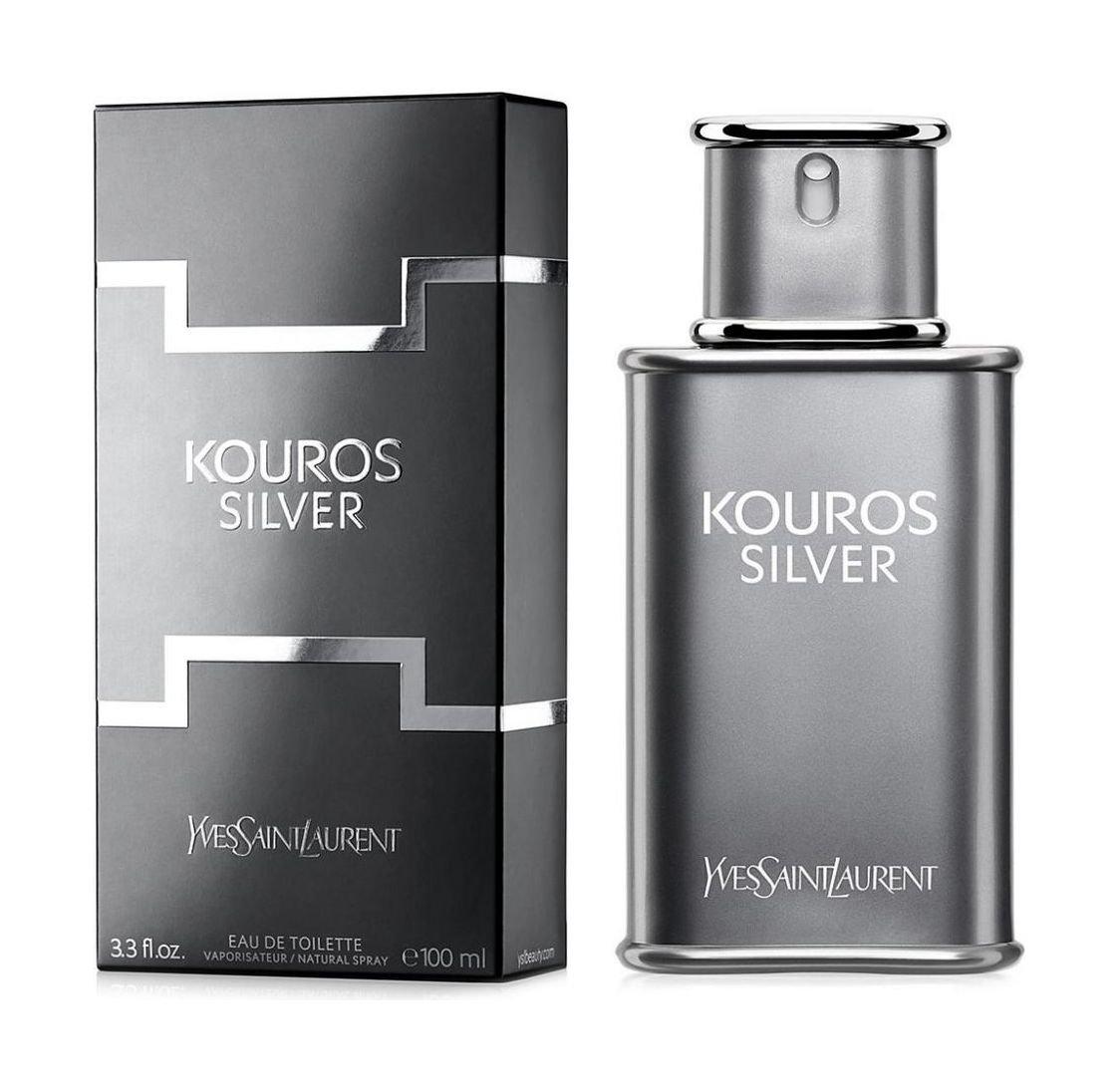 

Yves saint laurant kouros silver for men 100ml eau de toilette