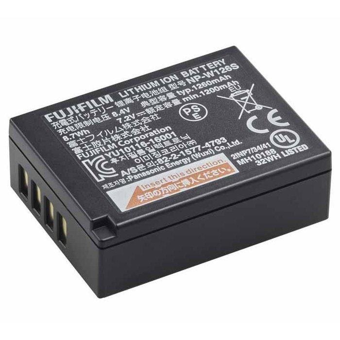 

Fuji lithium-ion (li-ion) 1200 mah, np-w126s