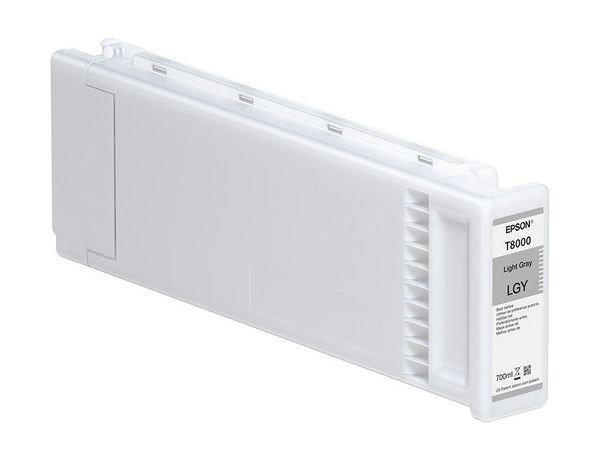 

Epson t800000 ultrachrome pro light grey ink cartridge (700ml)