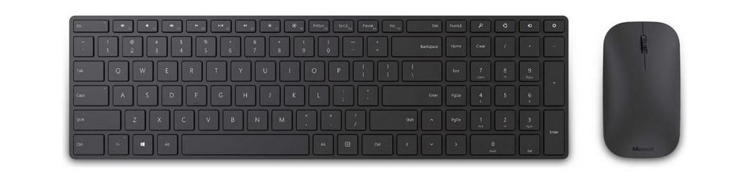 لوحة مفاتيح وماوس مايكروسوفت بتقنية البلوتوث للديسك توب – أسود