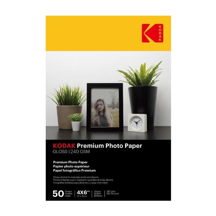 

Kodak a6 glossy photo paper 240g (50 sheets)