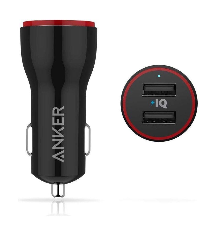 

Anker powerdrive 2 24w 2-port car charger, a2310h11 – black