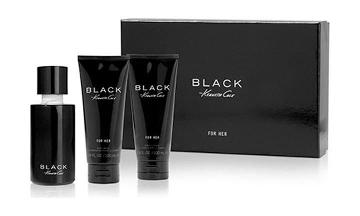 

Black gift set by kenneth cole for women