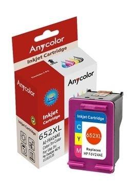 

Anycolor 652xl color inkjet 500 page yield printer cartridge - f6v24ae