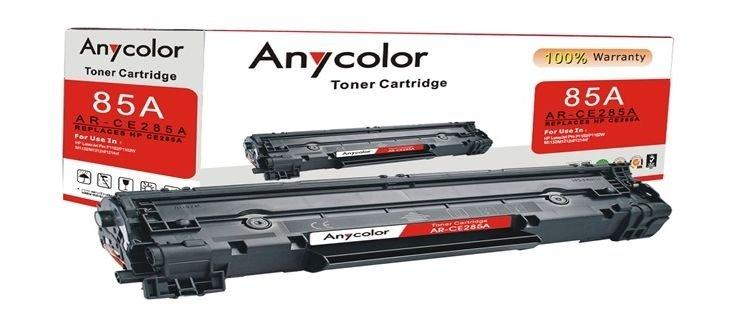 

Anycolor 85a black toner 2100 page yield printer cartridge - ar-ce285a