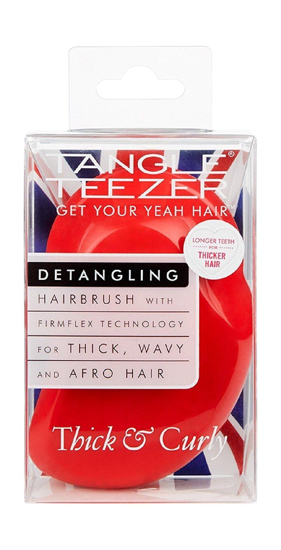 

Tangle teezer thick & curly salsa - red