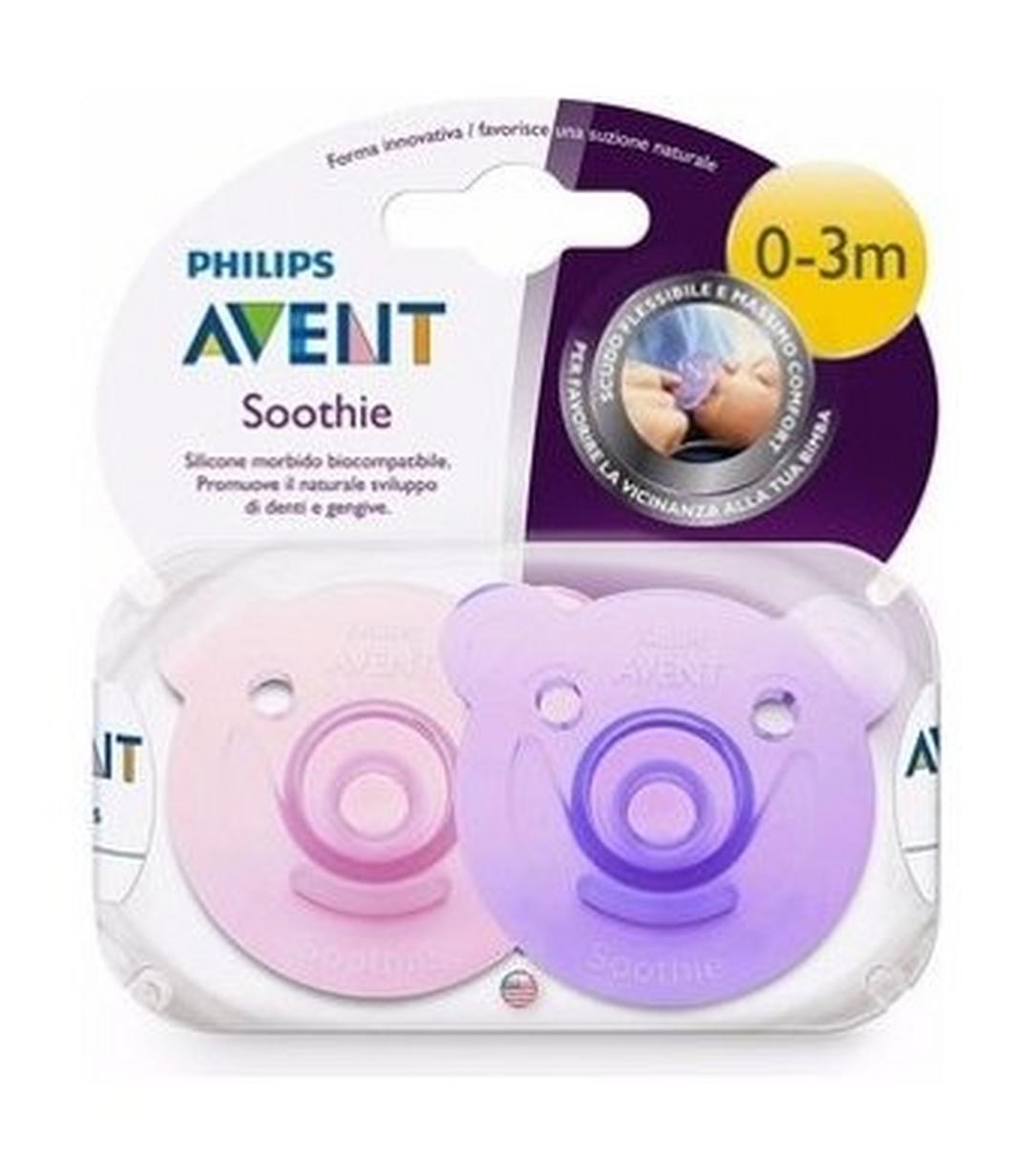 Philips Avent 2Pcs Silicon Soothie For 0 to 3 Months - Girl