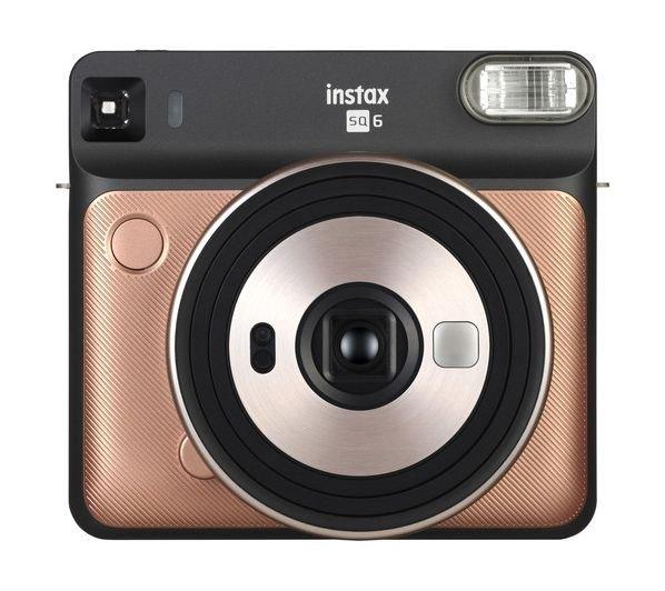 

Fujifilm instax square sq6 instant film camera - blush gold