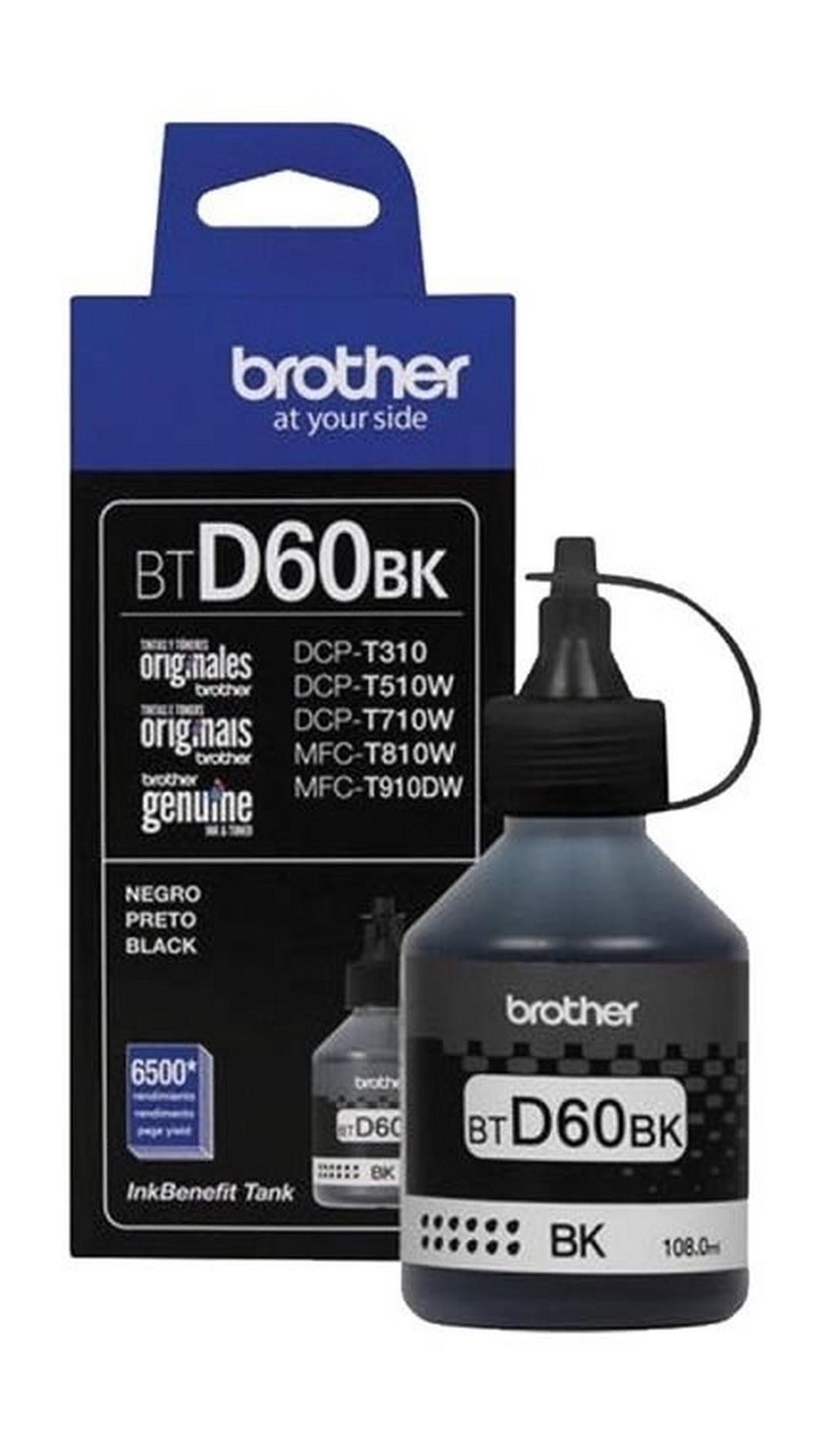 زجاجة حبر بروذرز BTD60BK - أسود