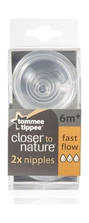 

Tommee tippee closer nature fast flow teats - tt42212410