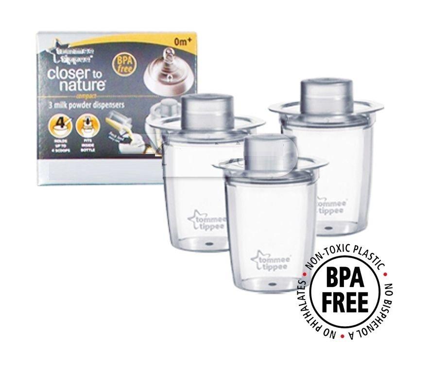 

Tommee tippee closer nature milk powder dispenser 6 pack - tt43136271
