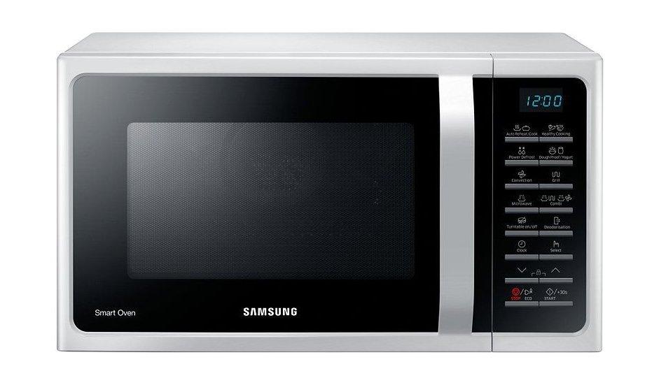 

Samsung microwave/grill and convection, 900w, 28l, mc28h5015aw - white