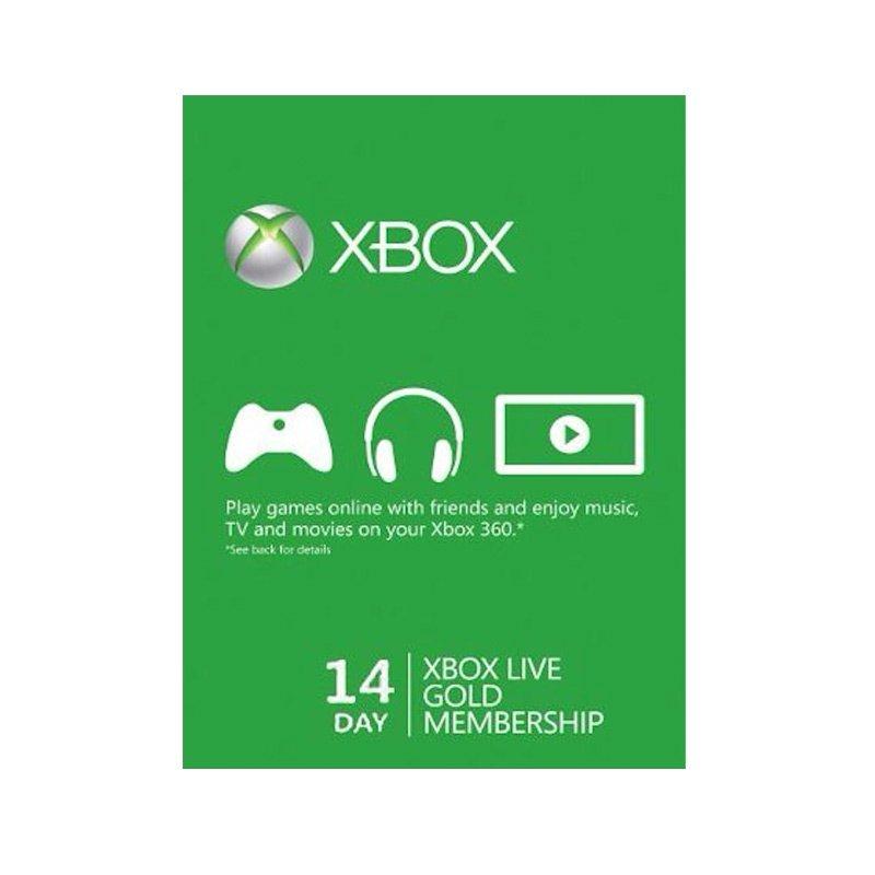 

Xbox live 14-days gold membership card (us account)