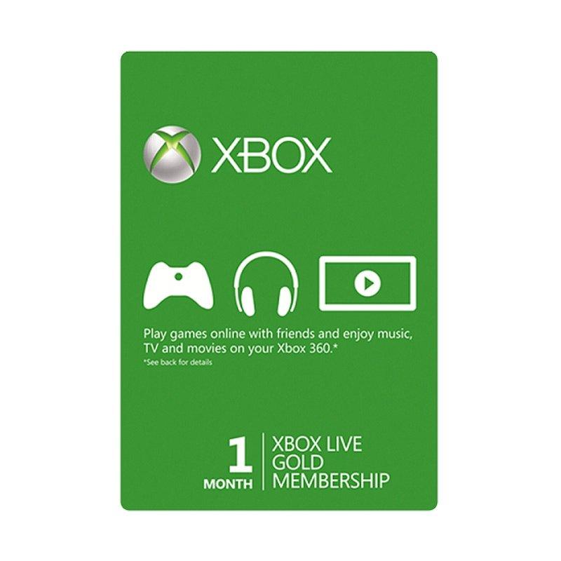 

Microsoft xbox gift card 1-month gold membership ( us + eu account)