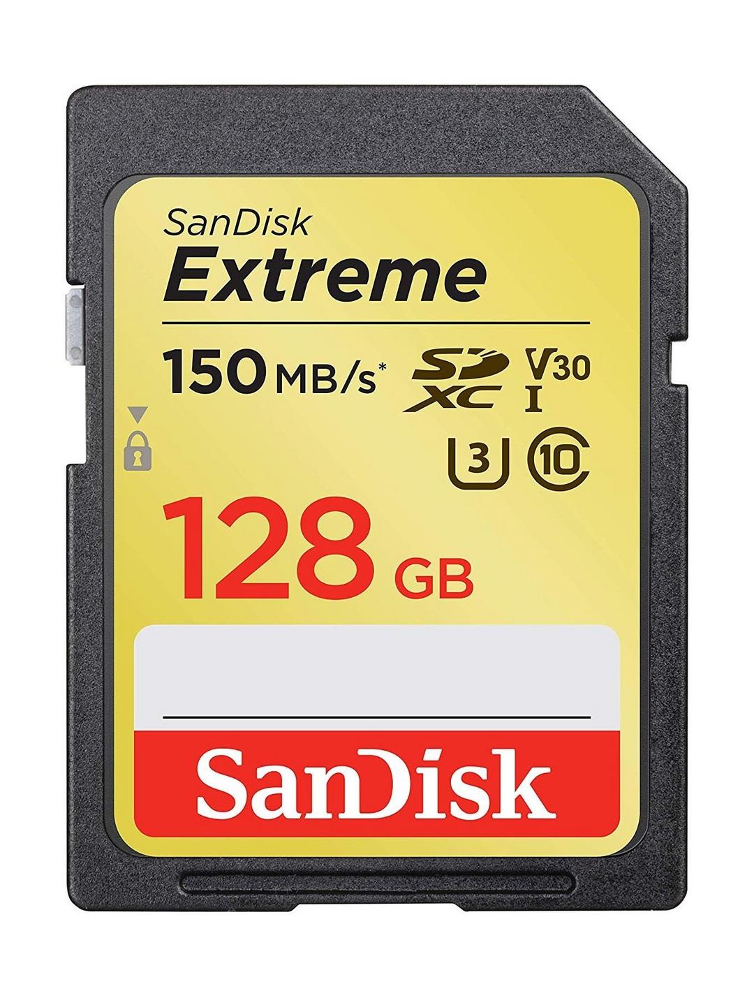 SanDisk 128GB Extreme SDXC UHS-I Memory Card