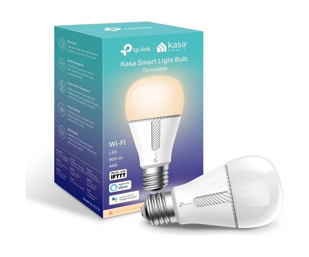 TP- Link Kasa KL110 800 Lumens Dimmable Smart Light Bulb - White