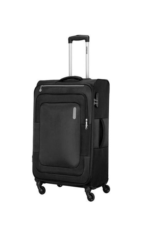 

American tourister duncan 81cm spinner soft luggage (fl8x09903) - black